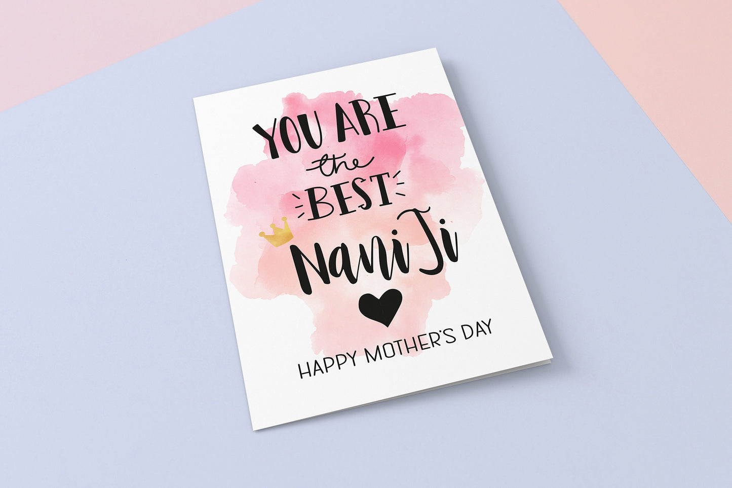 Punjabi Mother's Day Card for Nani Ji, Dadi Ji