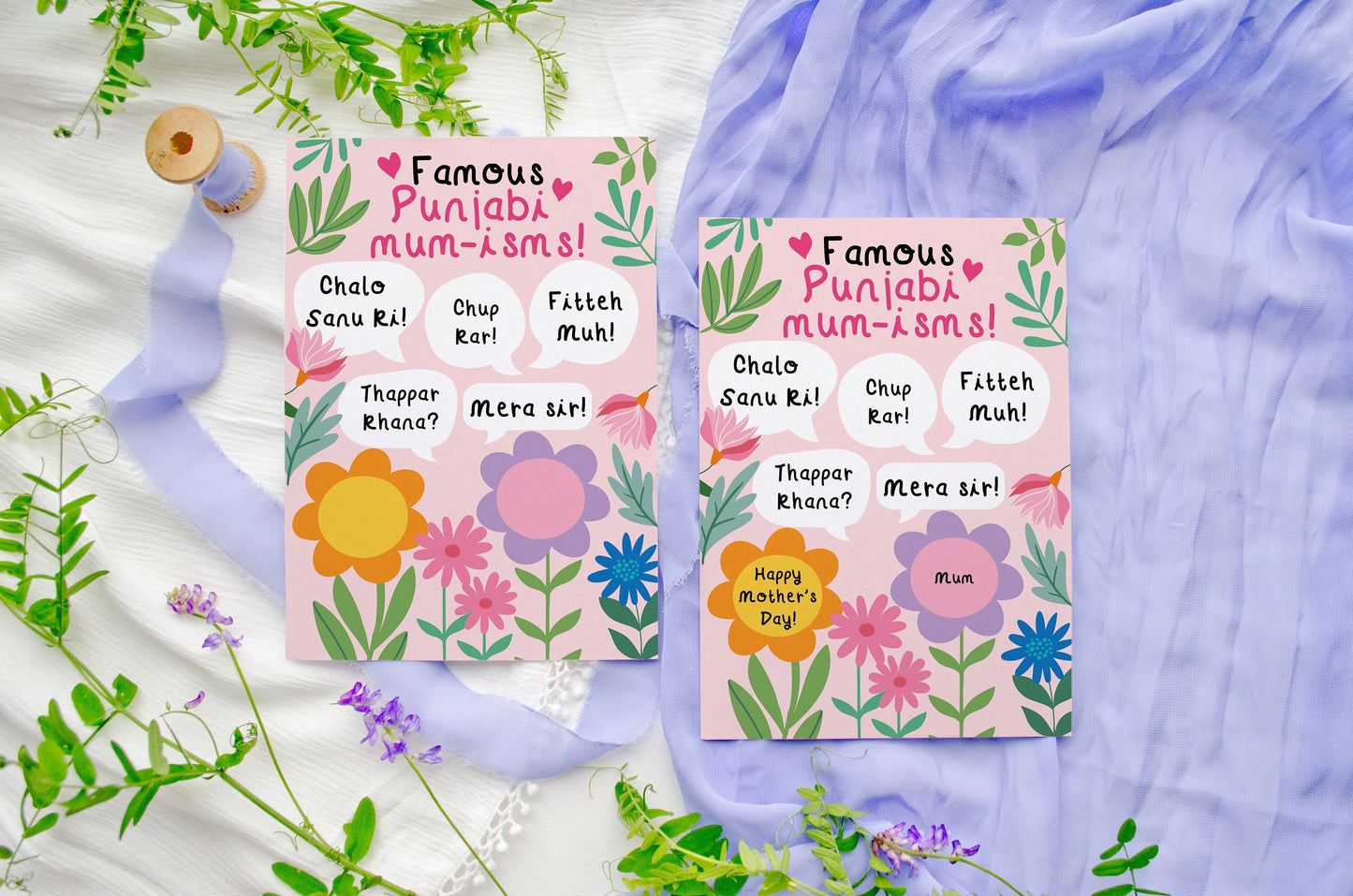Punjabi Mum-isms Mother's Day Card