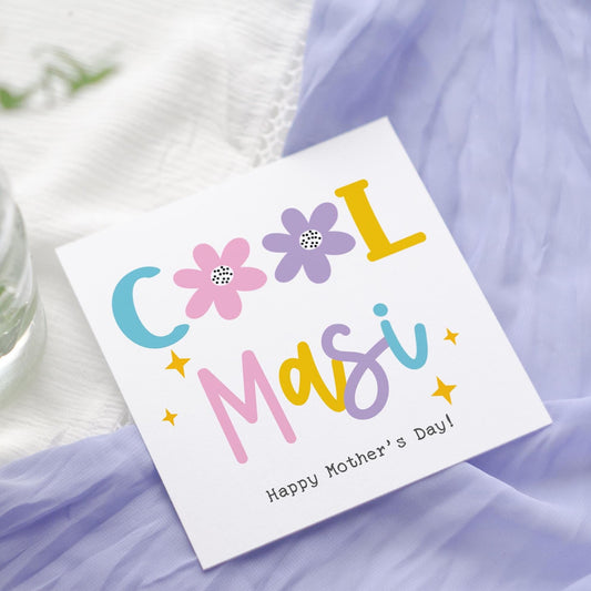 Masi Mother's Day Card | Floral Aunt Greetings Card Design