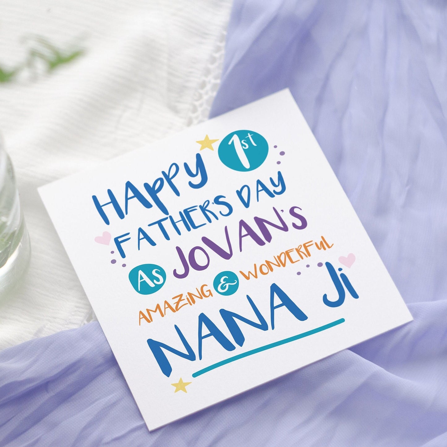 Punjabi First Father's Day Card