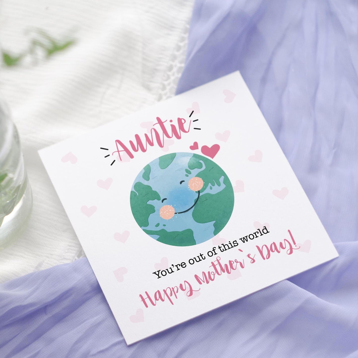 Out of this World Auntie Mother's Day Card