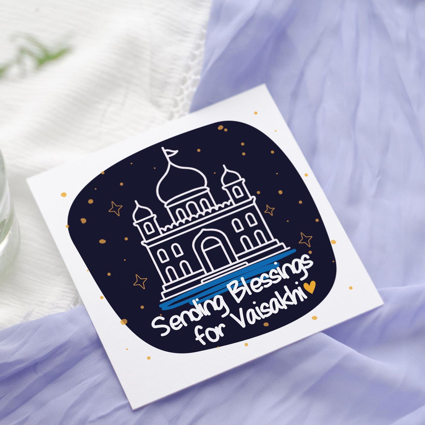 Happy Vaisakhi Card: Sikh Festival Punjabi Greetings