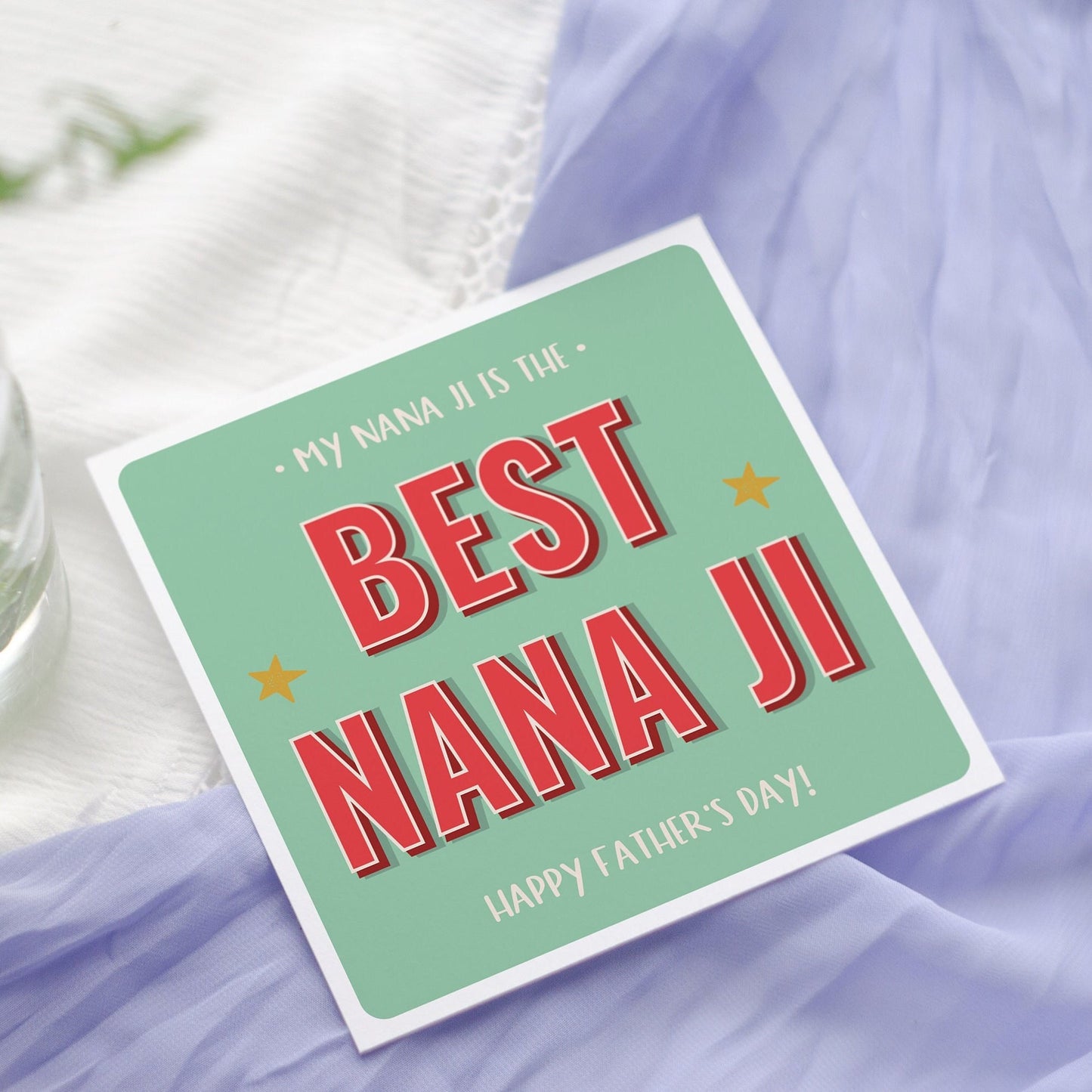 Nana Ji Father's Day Card | Punjabi Grandfather Design Greeting Card