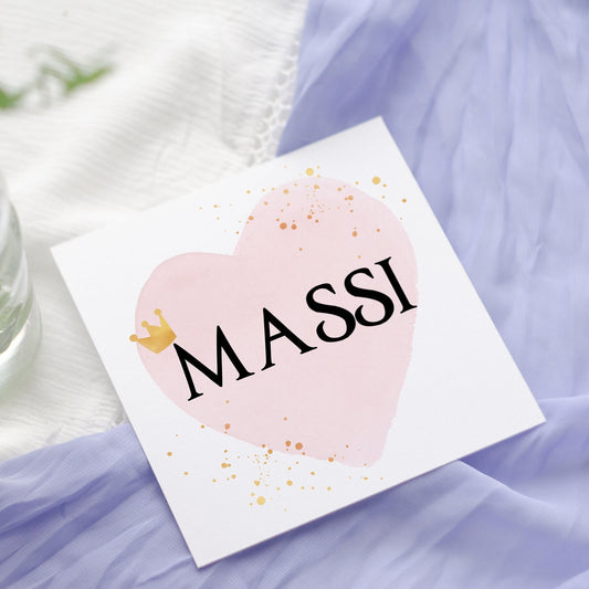 Punjabi Auntie Card: Massi Birthday or Mother's Day
