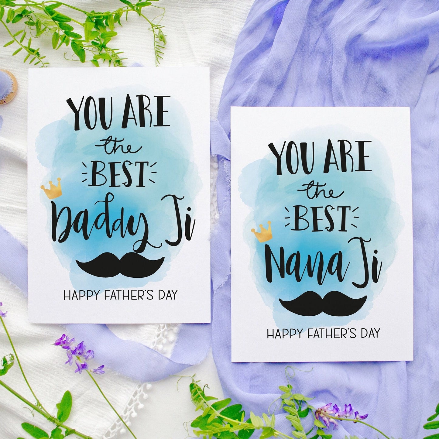 You are the best Nana ji Punjabi father's day card