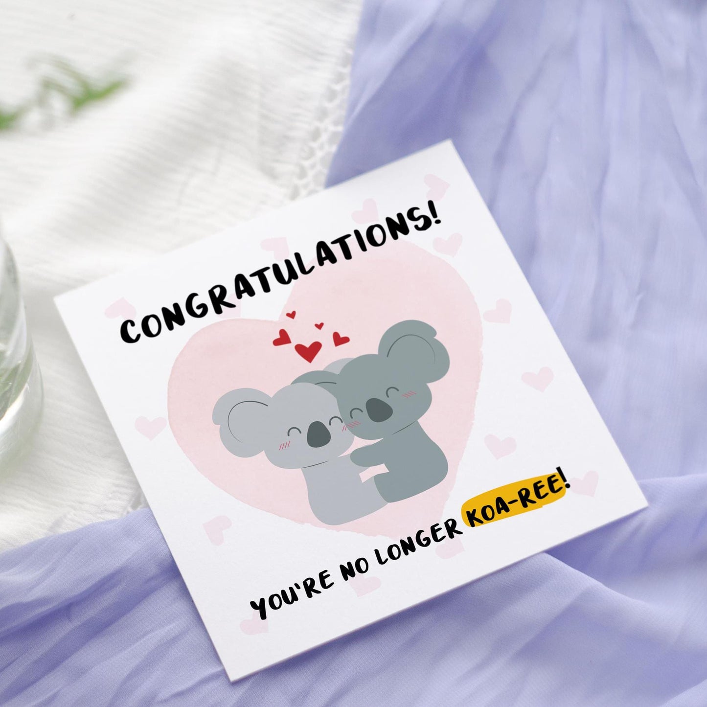 Funny Koala Engagement Card: Indian Punjabi Roka