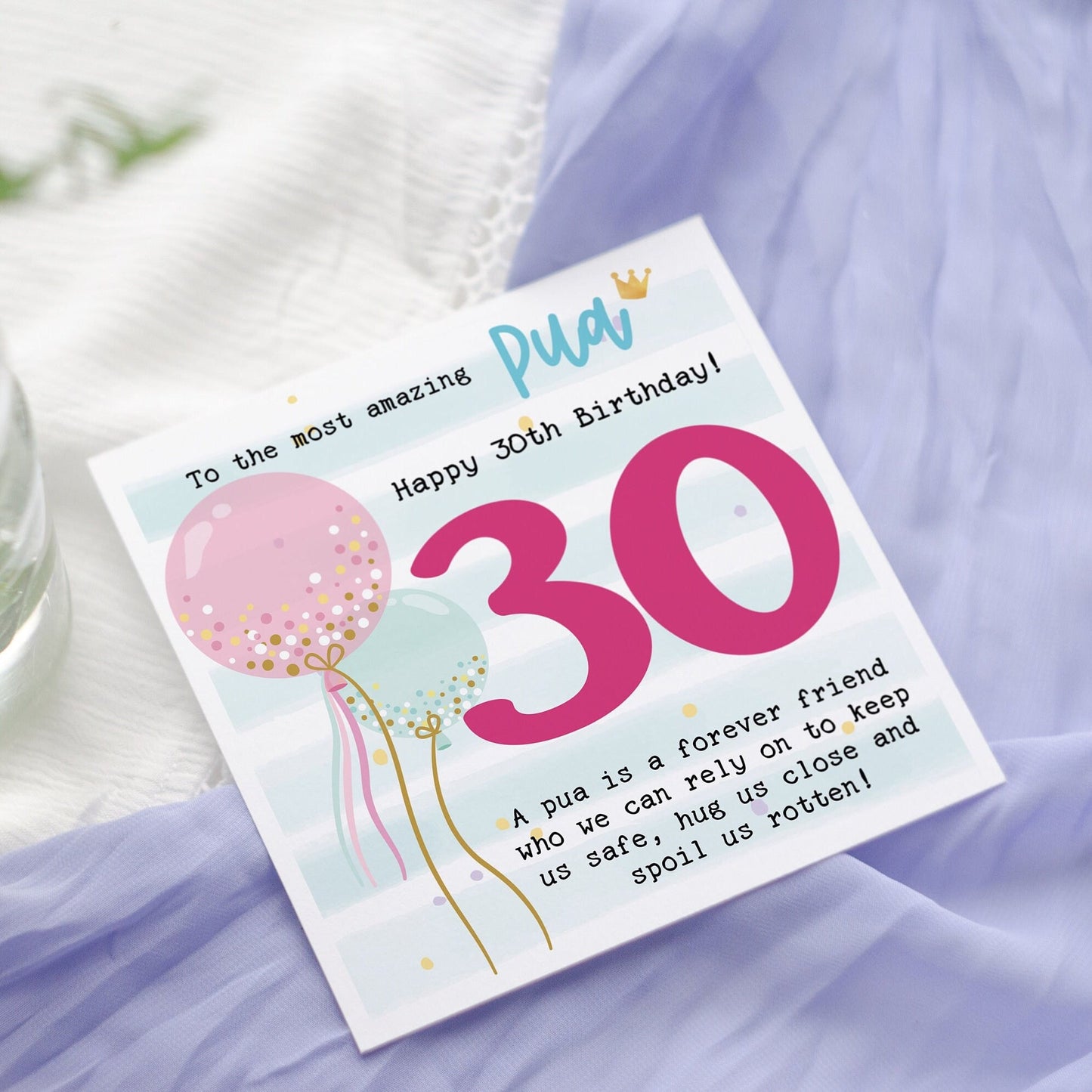 Personalised Punjabi Auntie Birthday Card: Bhua, Massi, Masi, Chachi, 30th, 40th, 50th, 60th