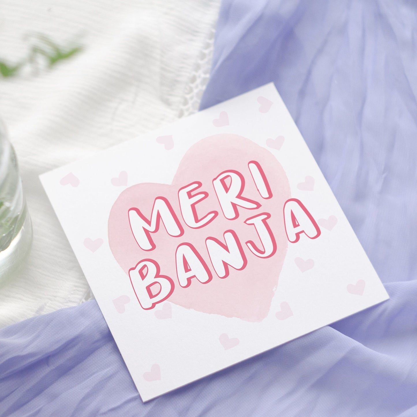 Meri Banja Valentine's Day Card: Punjabi Love Proposal
