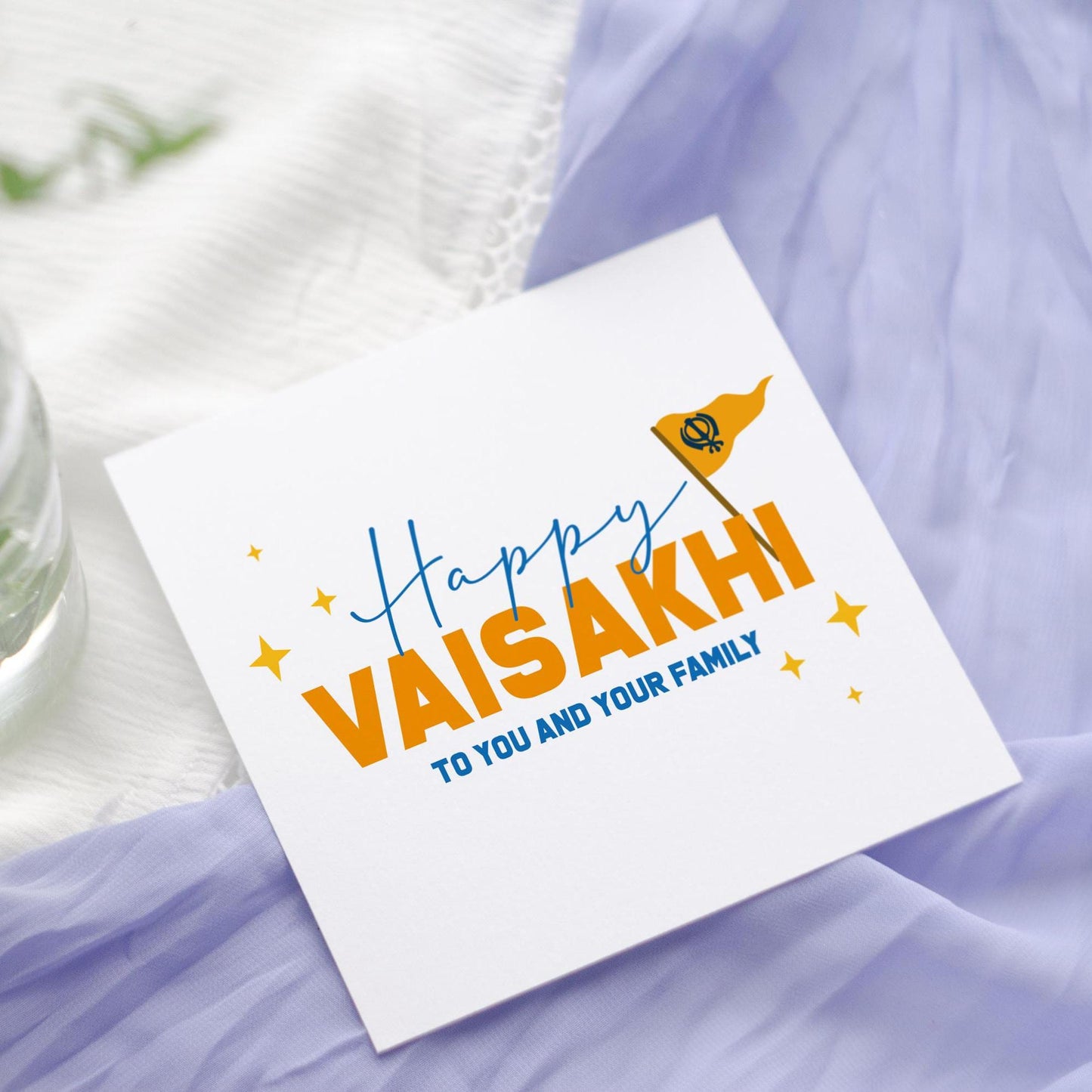 Happy Vaisakhi Card: Sikh Festival celebrations Greeting card