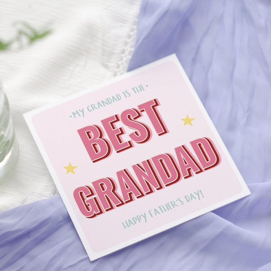 Best Grandad Father's day card, Papa Father's Day, Grandpa Card, Grandad First Father's Day, From baby, personalised