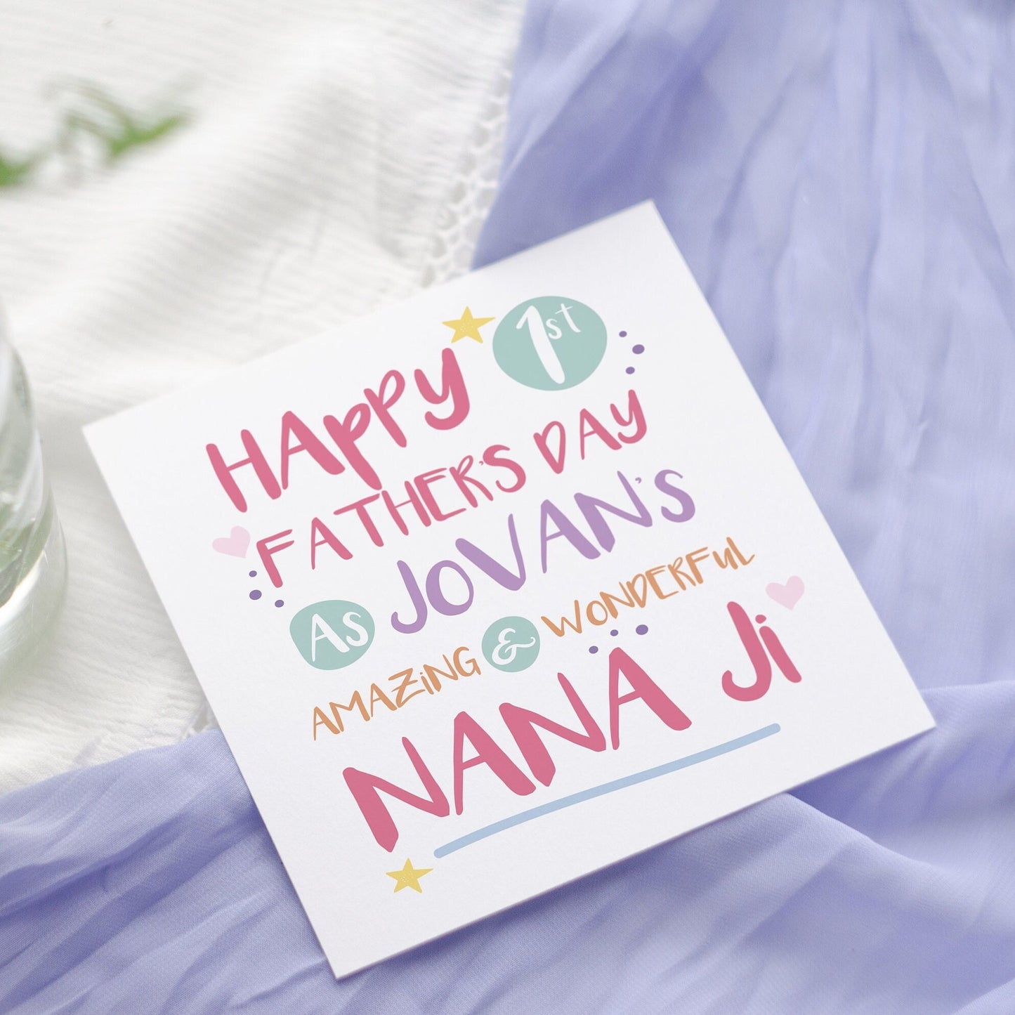 Punjabi First Father's Day Card