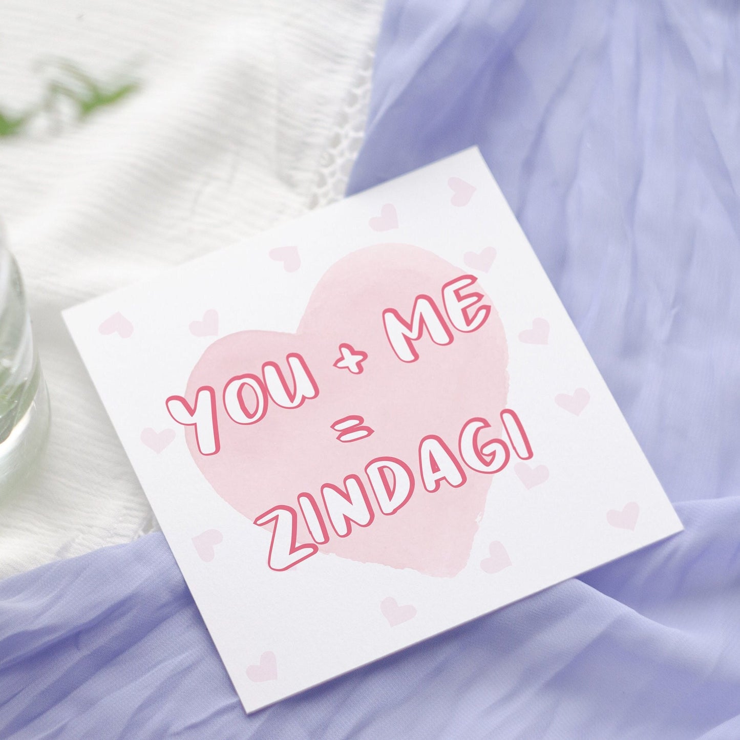 Zindagi | Be mine | Punjabi | Valentines Day | Love Card | Romantic |Anniversary | Indian greeting card