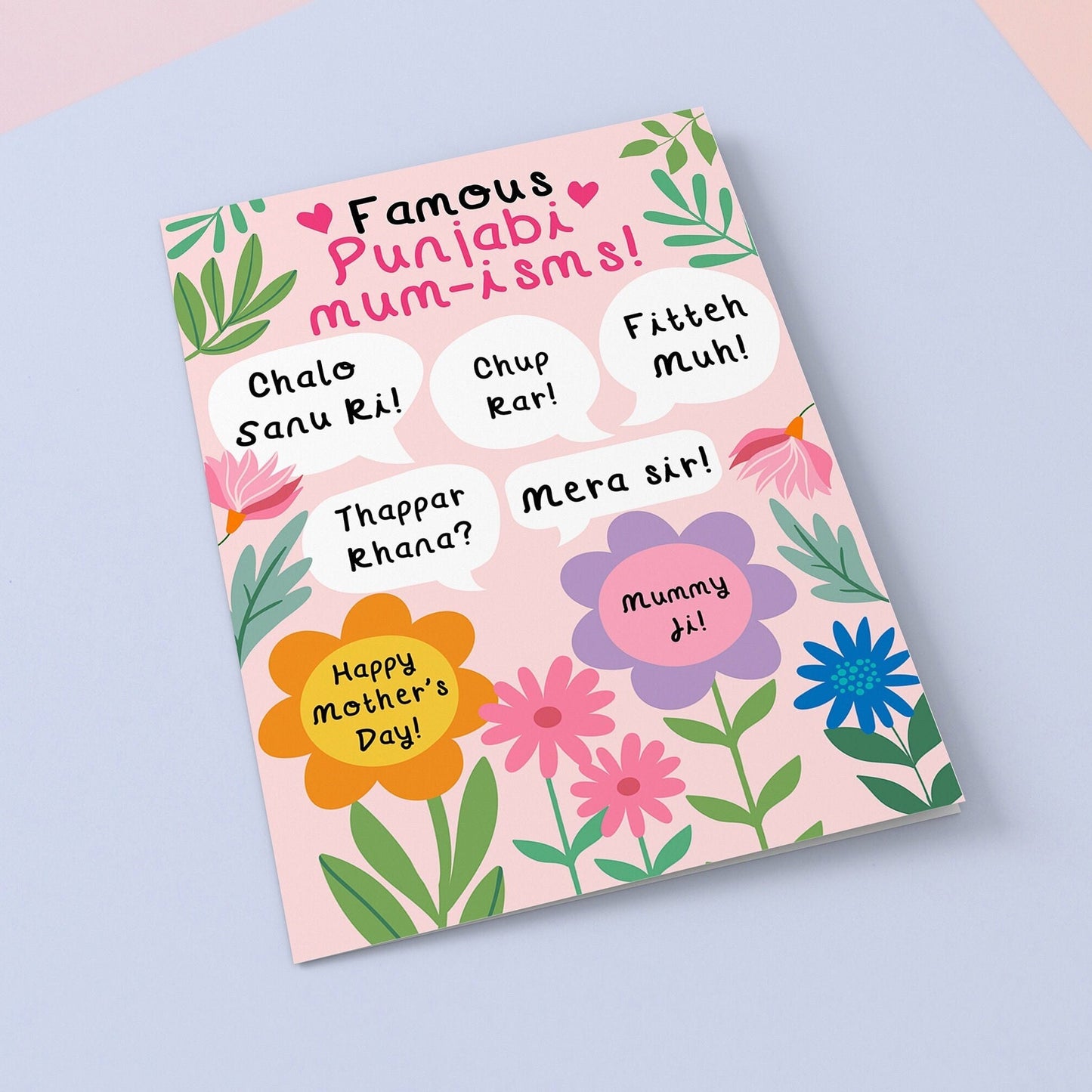 Punjabi Mum-isms Mother's Day Card