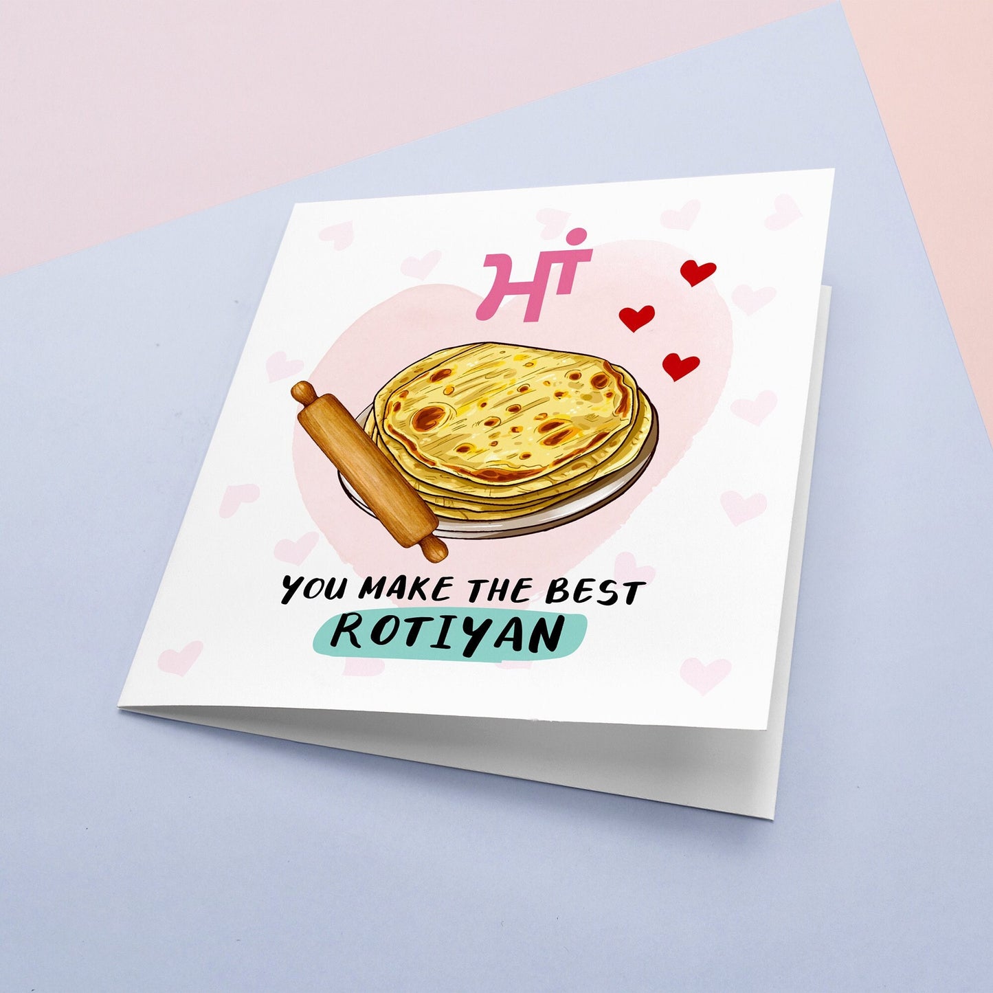 Punjabi Mum Roti Card | Mother's Day Birthday