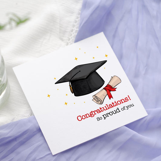 Congratulations Graduation Card: Clever University Graduate Greeting card