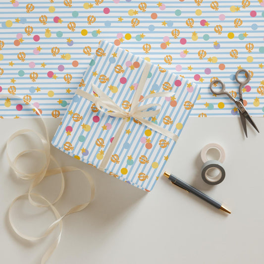 Sikh Vaisakhi Wrapping Paper | Punjabi Festival Gift Wrap | Khalsa Celebration | Spring Sikh Gift Wrap | Vaisakhi Paper