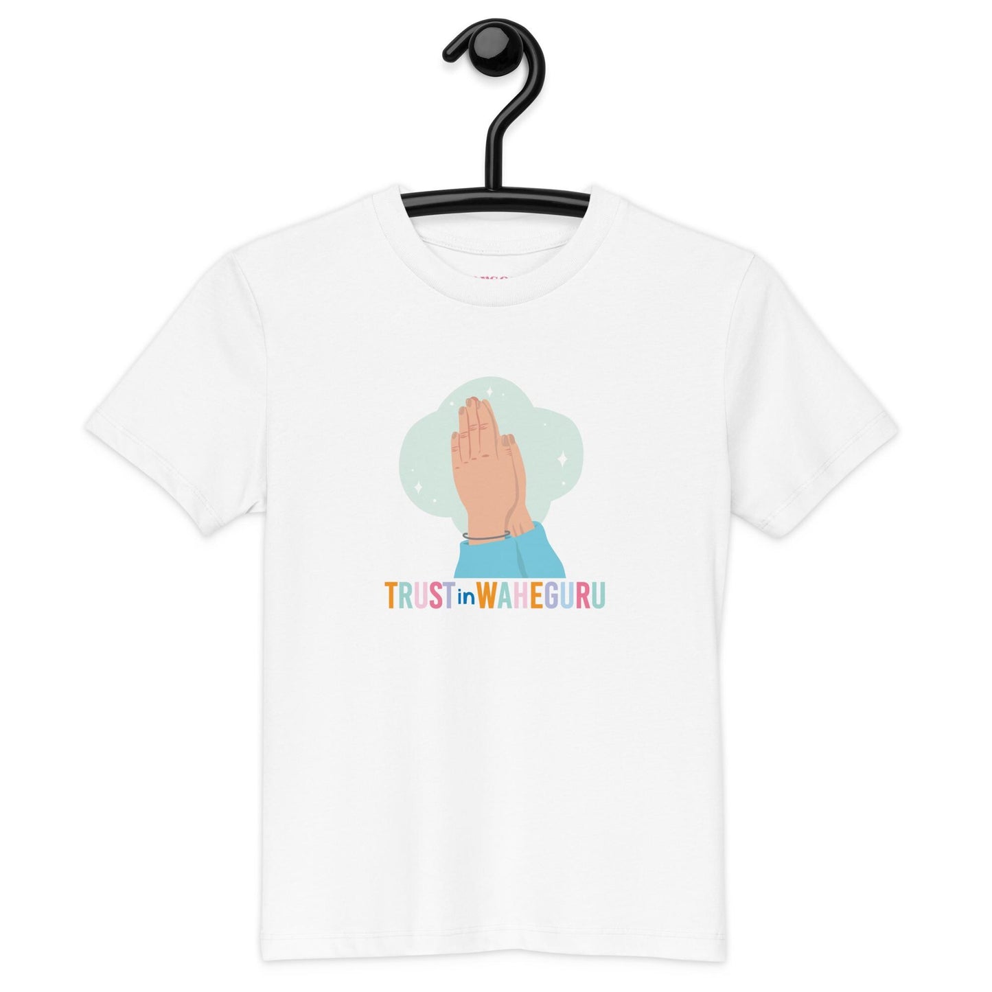 Trust in Waheguru Kids Organic cotton T-Shirt